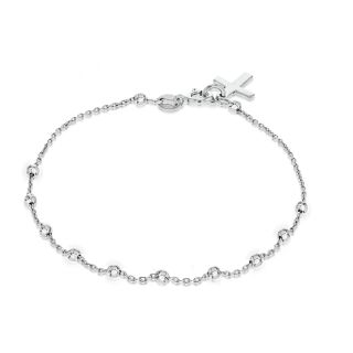 Sterling Silver Religious Charm Bracelet