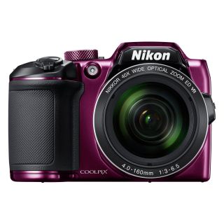 Nikon B500 16MP 40x Zoom Bridge Camera - Plum