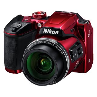 Nikon B500 16MP 40x Zoom Bridge Camera - Red
