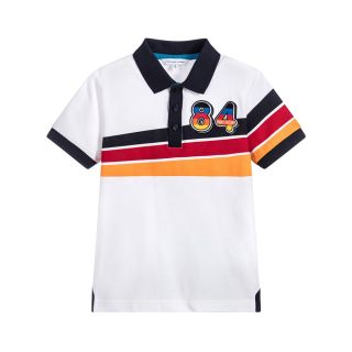 Boys White Polo Shirt