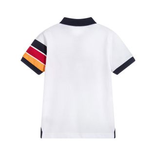 Boys White Polo Shirt