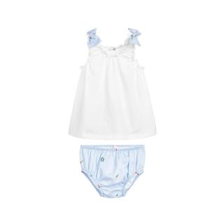 Girls 2 Piece Cotton Dress Set