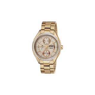 Citizen Eco-Drive Ladies' Rose Multidial Bracelet Watch