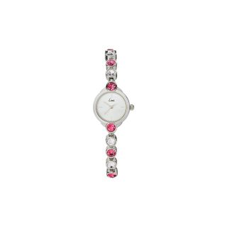 Limit Ladies' Pink Heart Triple Stone Set Watch.