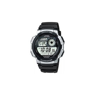 Casio Men's LCD World Time Strap Watch