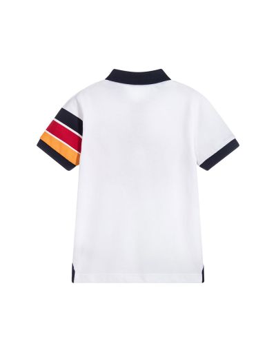 Boys White Polo Shirt