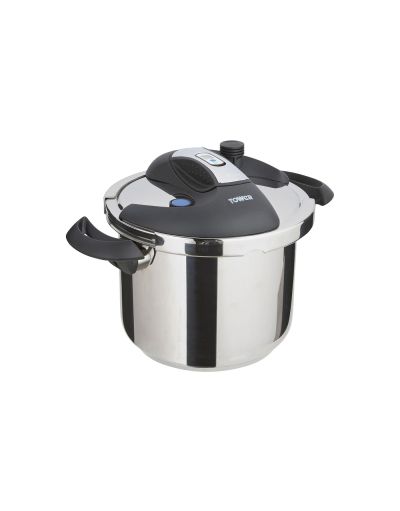 Tower 6 Litre Stainless Steel Time Pressure Cooker