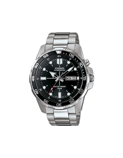 Casio MTD-1079D-1AVEF Black Dial Backlight Watch