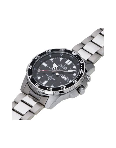 Casio MTD-1079D-1AVEF Black Dial Backlight Watch