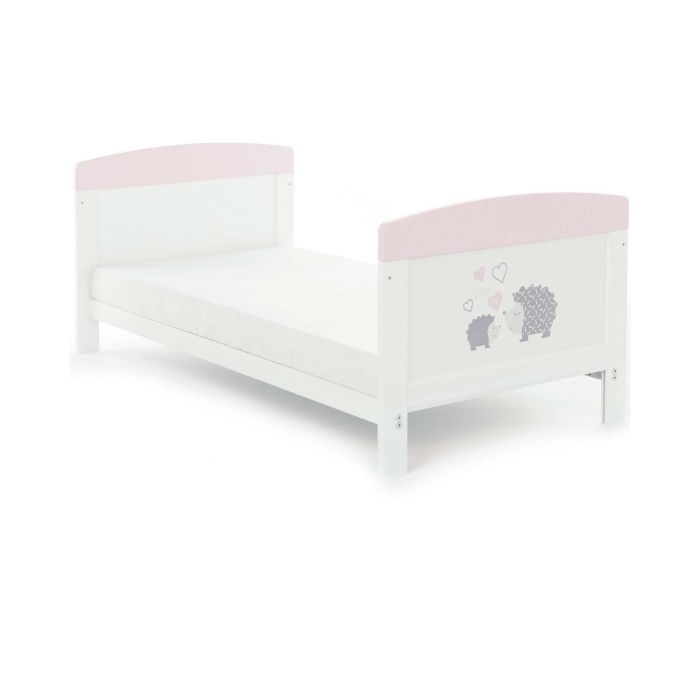 Obaby Hedgehog CotBed Foam Mattress Pink