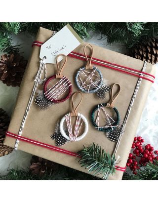 Holiday Party Favors, Dreamcatcher Christmas Ornaments