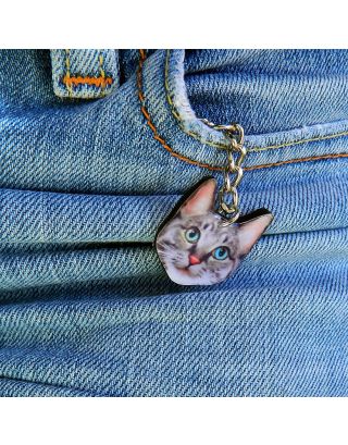 Custom your pet Keychain Custom Photo Keychain