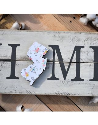 State Pallet Sign - Housewarming Gift - New Jersey Home Sign