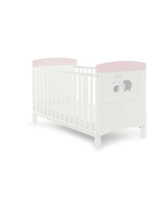 Obaby Hedgehog CotBed & Foam Mattress Pink