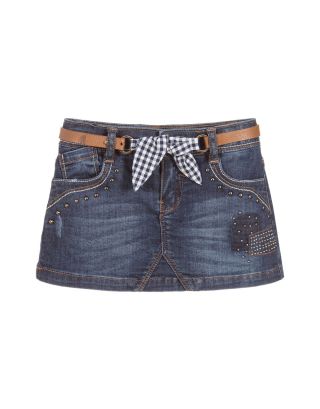 Girls Blue Denim Skirt