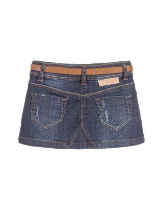 Girls Blue Denim Skirt