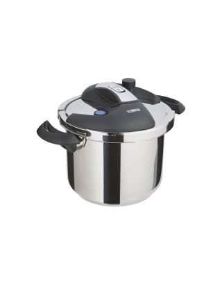 Tower 6 Litre Stainless Steel Time Pressure Cooker