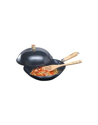 Ken Hom 31cm Non-Stick Carbon Steel Hot Wok